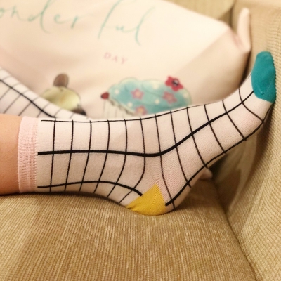 MsCbk Marka Desenli Çorap (3lü Paket)